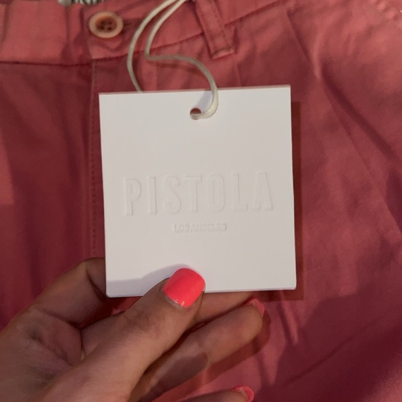 NWT PISTOLA Kellin Pleated Trouser in Pink flamingo size 26 - Picture 8 of 10